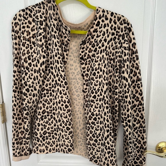JM Collection Jackets & Blazers - Leopard Print Women's Blouse